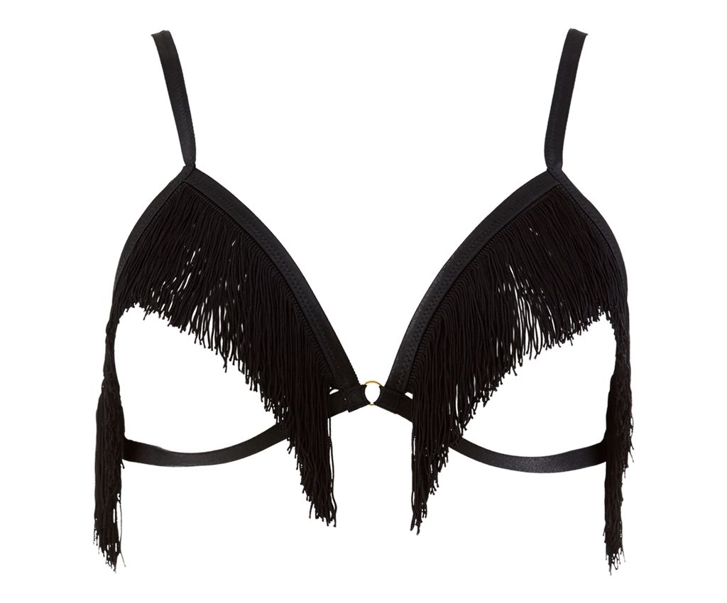 Aubade - Bo&#238;te &#224; D&#233;sir Fringed Wireless Bra &amp; Panty Set (P080F)